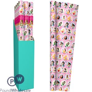 Disney Princess Character Print Gift Wrap 69cm X 2m Cdu