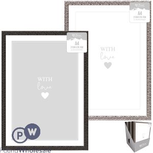 Home Collection A4 Devon Photo Frame Cdu Assorted Colours