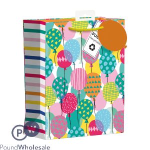 Giftmaker Party Balloons Shapes Gift Bag Medium