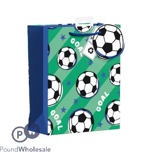 Giftmaker Football Goal Gift Bag Medium
