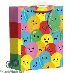 Giftmaker Multicoloured Emotion Balloon Gift Bag Large