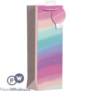 Giftmaker Pastel Ombre Gift Bag Bottle