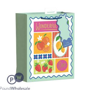 Giftmaker Wonderful Day Fruit Market Gift Bag Medium