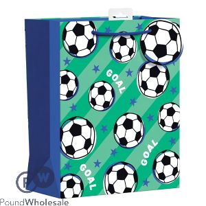 Giftmaker Football Goal Gift Bag Large