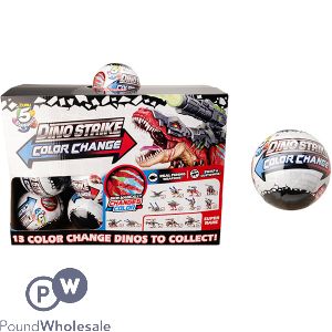 Zuru 5 Surprise Dino Strike Colour Changing Dinosaur Egg Assorted