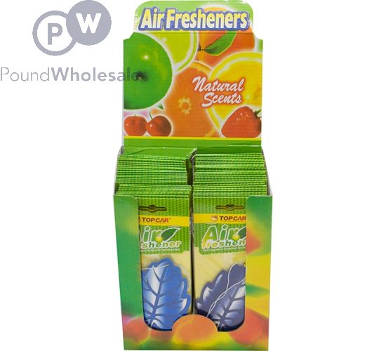 CAR AIR FRESHENERS LEAF ASSORTED CDU