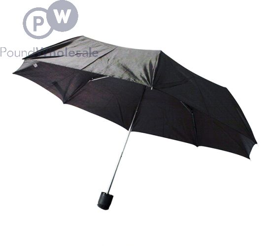 3-FOLD SUPER MINI UMBRELLA BLACK CDU