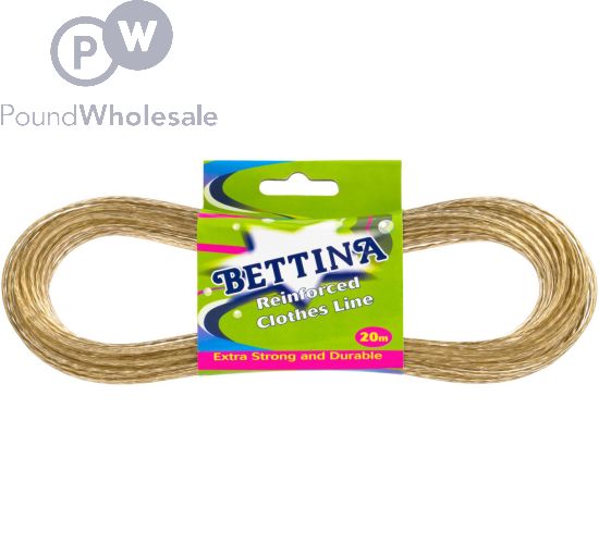 BETTINA REINFORCED STEEL CORE WASHING LINE 20M