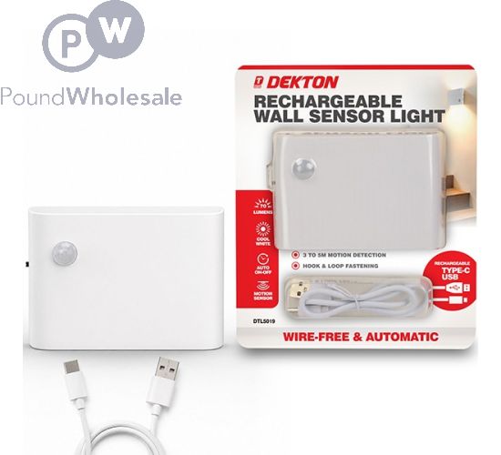 Usb Rechargeable Mini Led Light Wholesale Dekton 70 Lumen Cool White Usb Rechargeable Motion Sensor Led ...