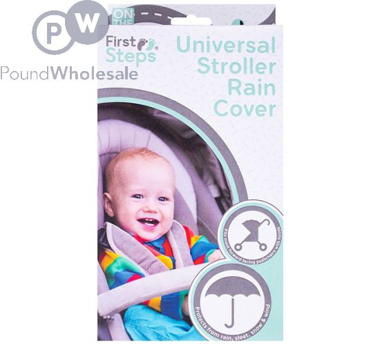 FIRST STEPS UNIVERSAL STROLLER RAIN COVER