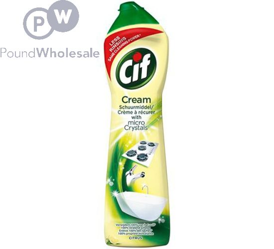 CIF LEMON CREAM WITH MICRO PARTICLES 500ML