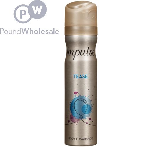IMPULSE TEASE BODY FRAGRANCE 75ML 6 PACK