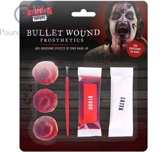 MURDER MOTEL BULLET WOUND PROSTHETICS