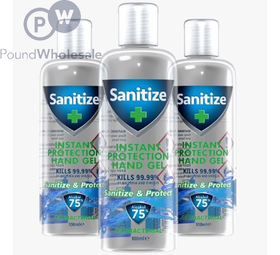 SANITIZE INSTANT PROTECTION 75% ALCOHOL HAND GEL 100ML
