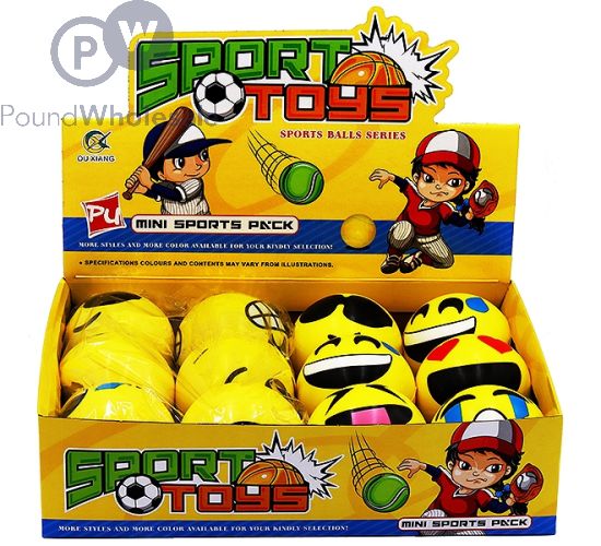 EMOTION FACE SPONGE BALLS