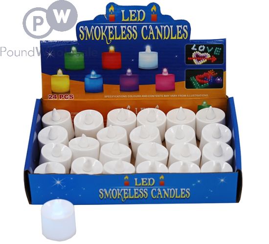 LED SMOKELESS CANDLES WHITE