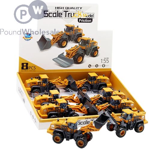 FRICTION-POWER 1:55 SCALE CONSTRUCTION TRUCKS CDU