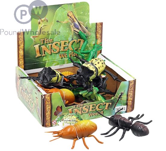 SUPER-SIZE PVC INSECTS CDU