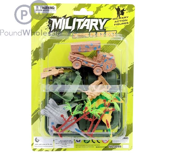 MILITARY PLANE & SOLDIERS PLAY SET