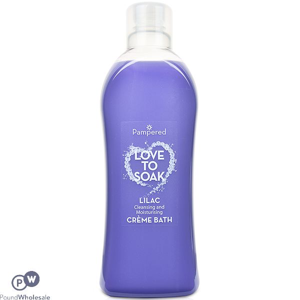 Pampered Love To Soak Creme Bubble Bath Lilac 1l