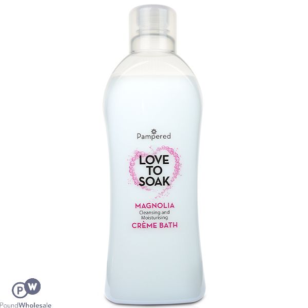 Pampered Love To Soak Creme Bubble Bath Magnolia 1l