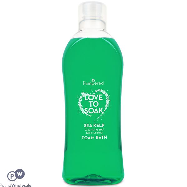 Pampered Love To Soak Foam Bubble Bath Sea Kelp 1l