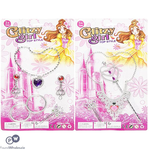 Glitzy Girl Jewellery Set Assorted