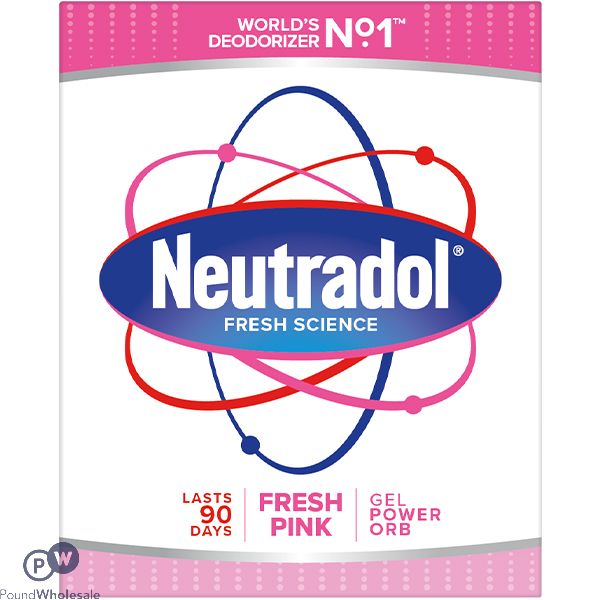 Neutradol Fresh Pink Odour Deodoriser Gel Power Orb 140g