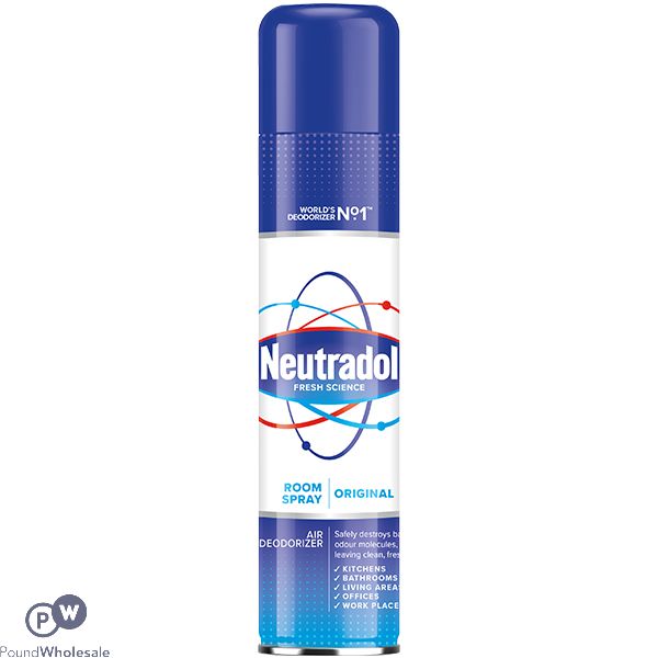 Neutradol Original Deodorising Room Spray Air Freshener Aerosol 300ml