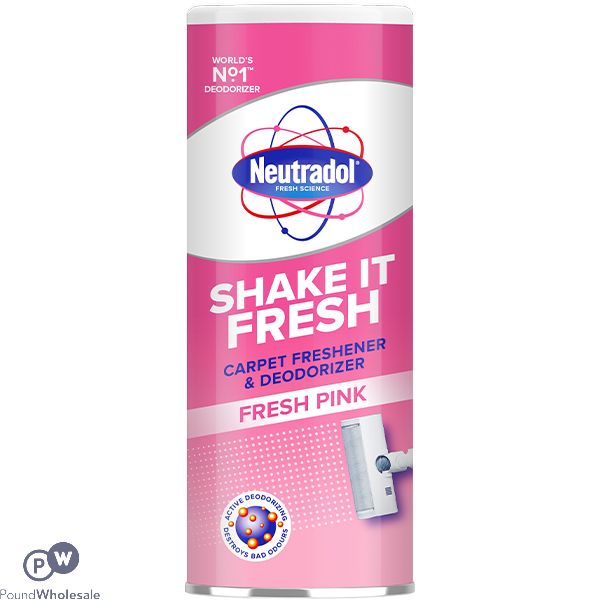 Neutradol Fresh Pink Shake It Fresh Carpet Freshener & Deodoriser 350g