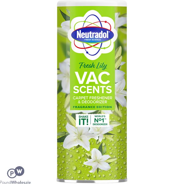 Neutradol Fresh Lily Vac Scents Carpet Freshener & Deodoriser 350g