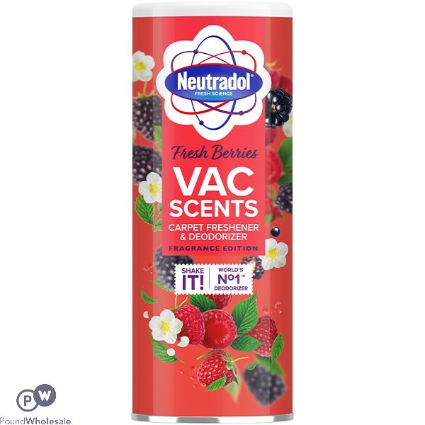 Neutradol Fresh Berries Vac Scents Carpet Freshener & Deodoriser 350g