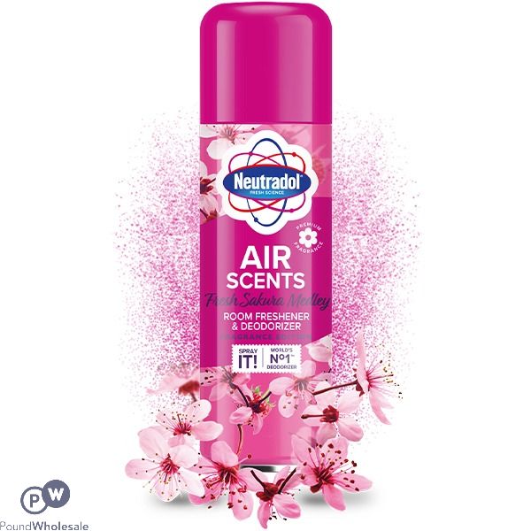 Neutradol Fresh Sakura Medley Air Scents Room Freshener & Deodoriser Aerosol 200ml