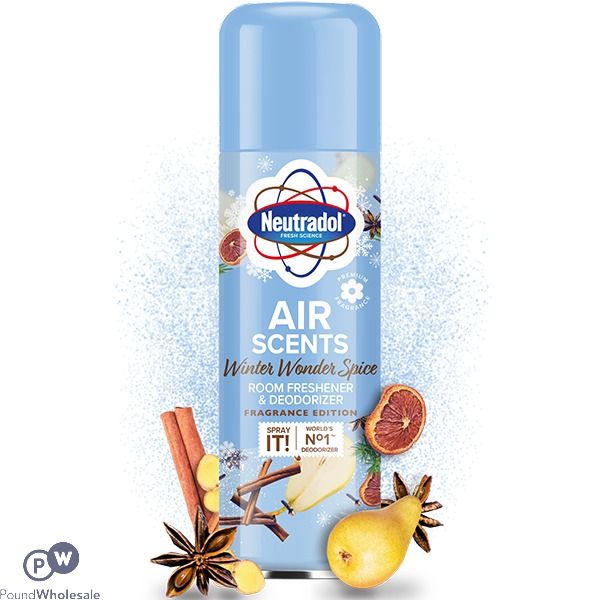 Neutradol Winter Wonderland Spice Air Scents Room Freshener & Deodoriser Aerosol 200ml