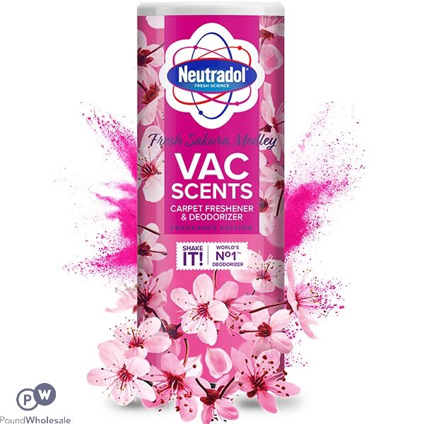 Neutradol Fresh Sakura Medley Vac Scents Carpet Freshener & Deodoriser 350g
