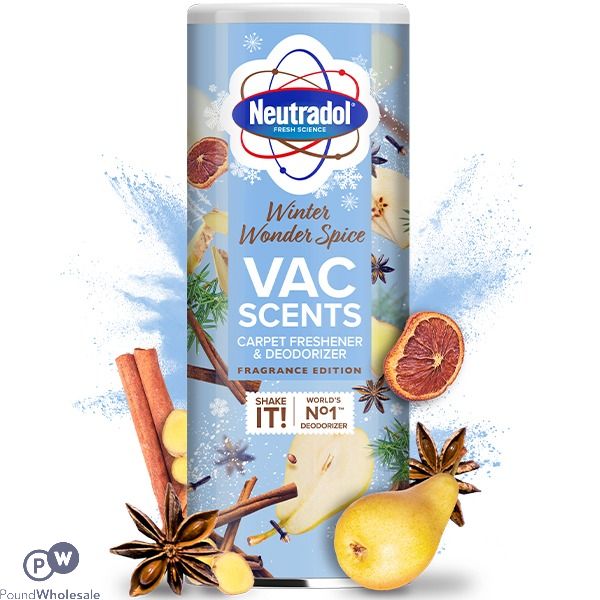 Neutradol Winter Wonder Spice Vac Scents Carpet Freshener & Deodoriser 350g
