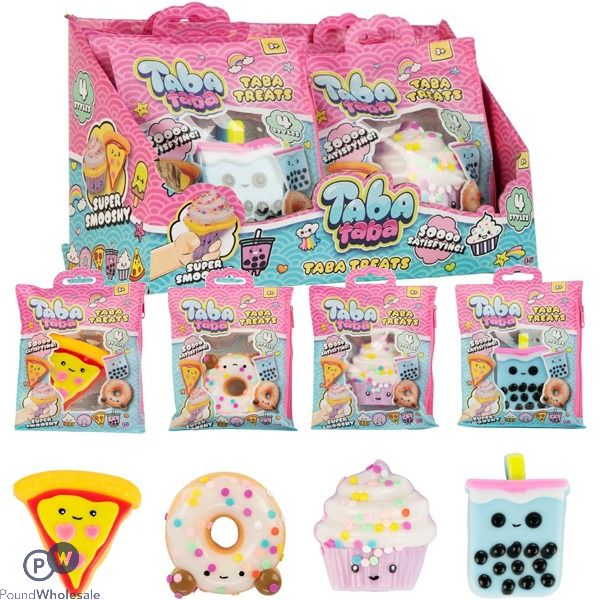 Taba Taba Treats Squish Toys Assorted Cdu
