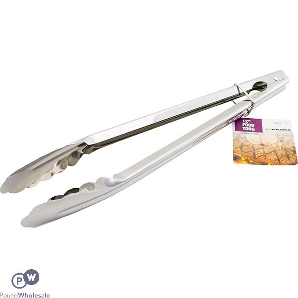 Prima Stainless Steel Food Tong 12"