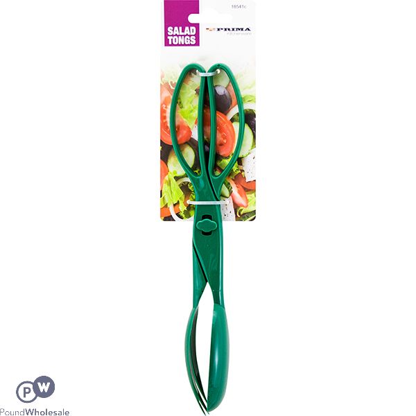 Prima Salad Tongs Green