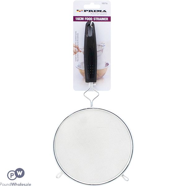 Prima Stainless Steel Mesh Food Strainer 16cm