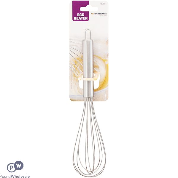 Prima Stainless Steel Egg Beater 10"