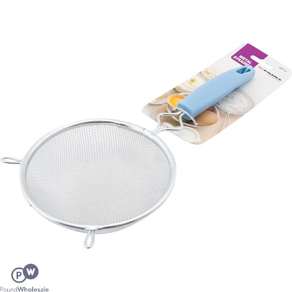 Prima Plastic Handle Metal Tea Strainer 13cm