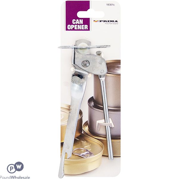 Prima Stainless Steel Can Opener On Card 