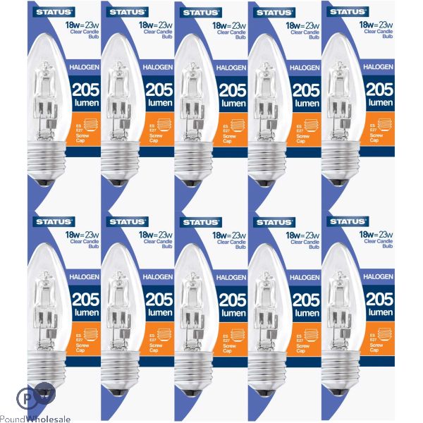 Status 18w=25w Halogen Candle Bulb Es