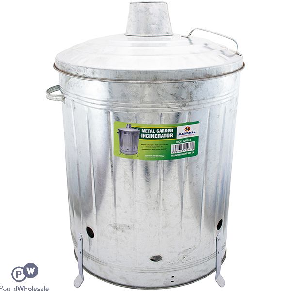 Marksman Metal Garden Incinerator Large