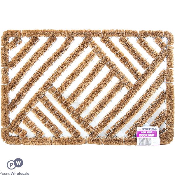 Prima Coir Wire Natural Door Mat 40cm X 60cm