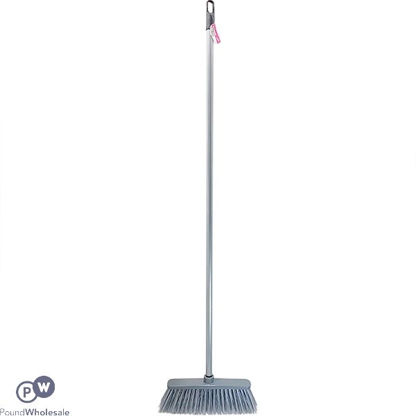 Prima Soft Bristle Broom With Stick 1.2m