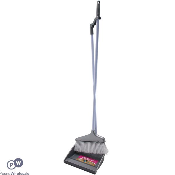 Prima Long Handled Dustpan With Brush