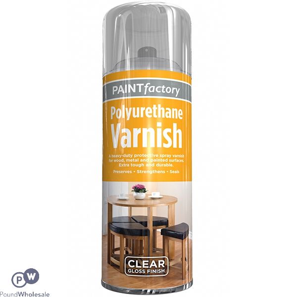 Paint Factory Polyurethane Varnish Clear Gloss 400ml