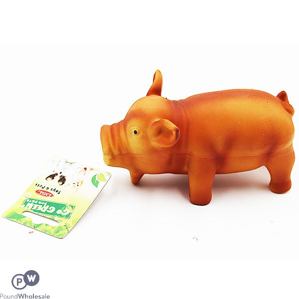 Squeaky Small Pig Pet Toy
